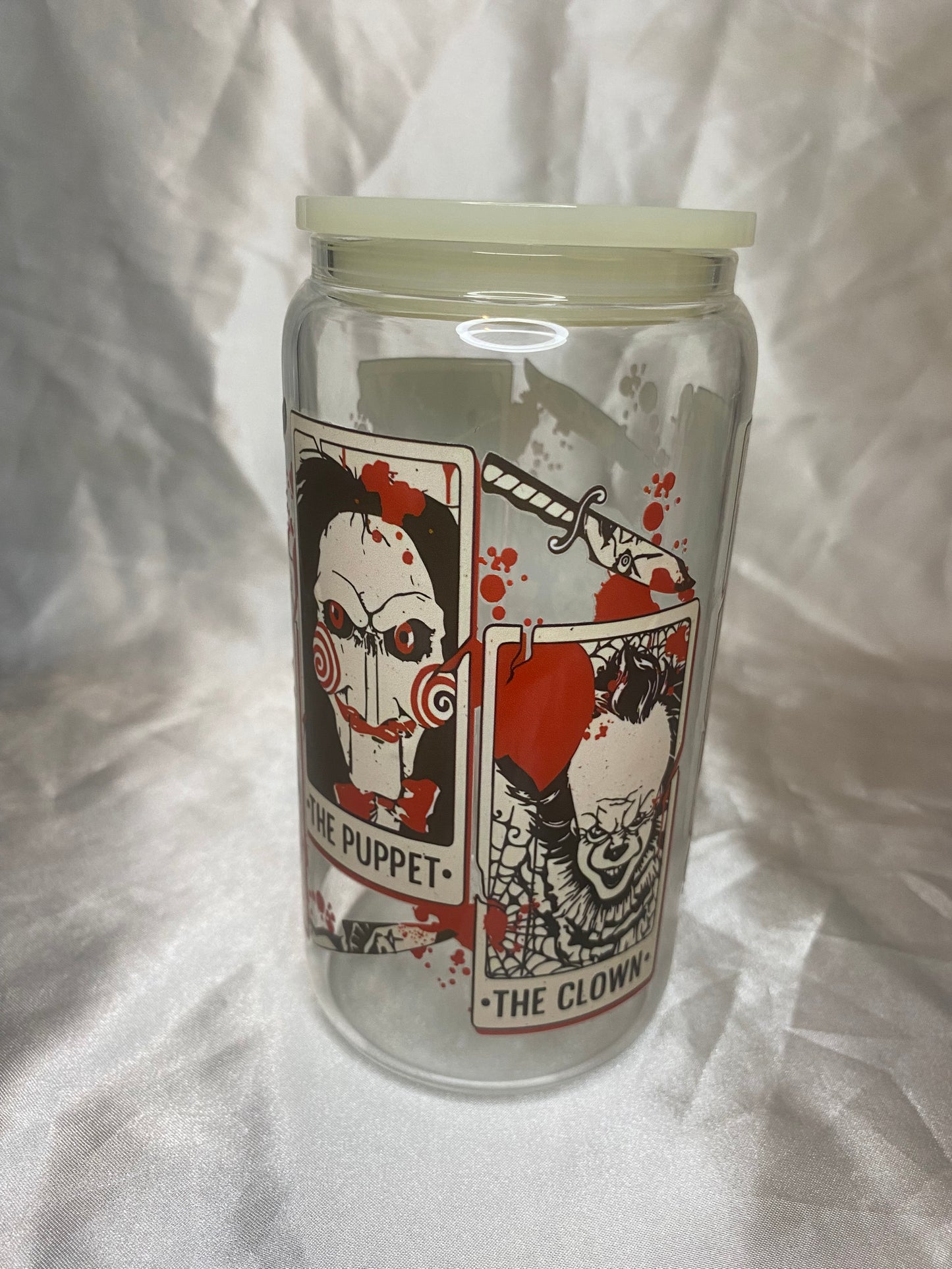 Nightmare glass cup