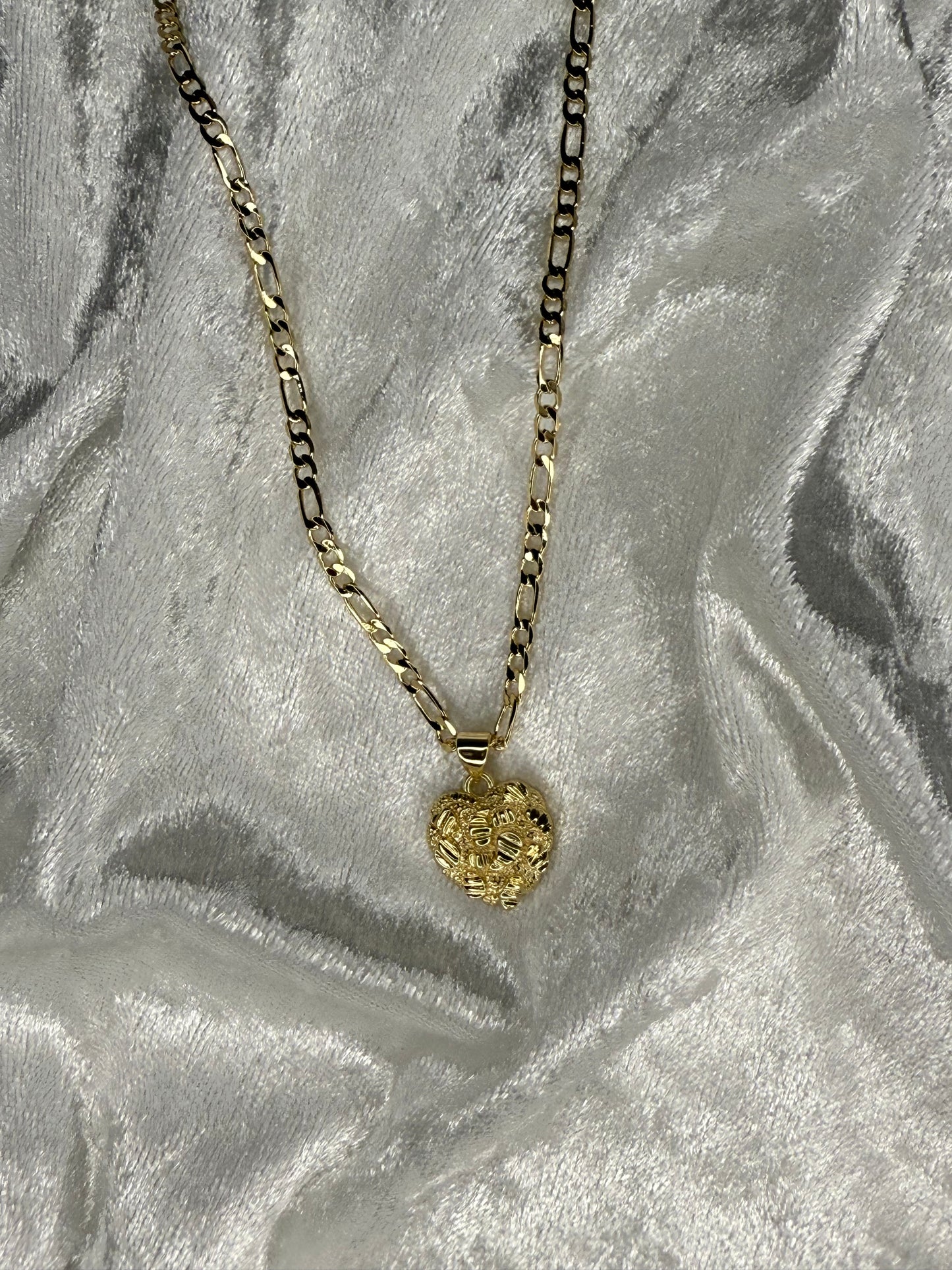 Nugget Heart Necklace