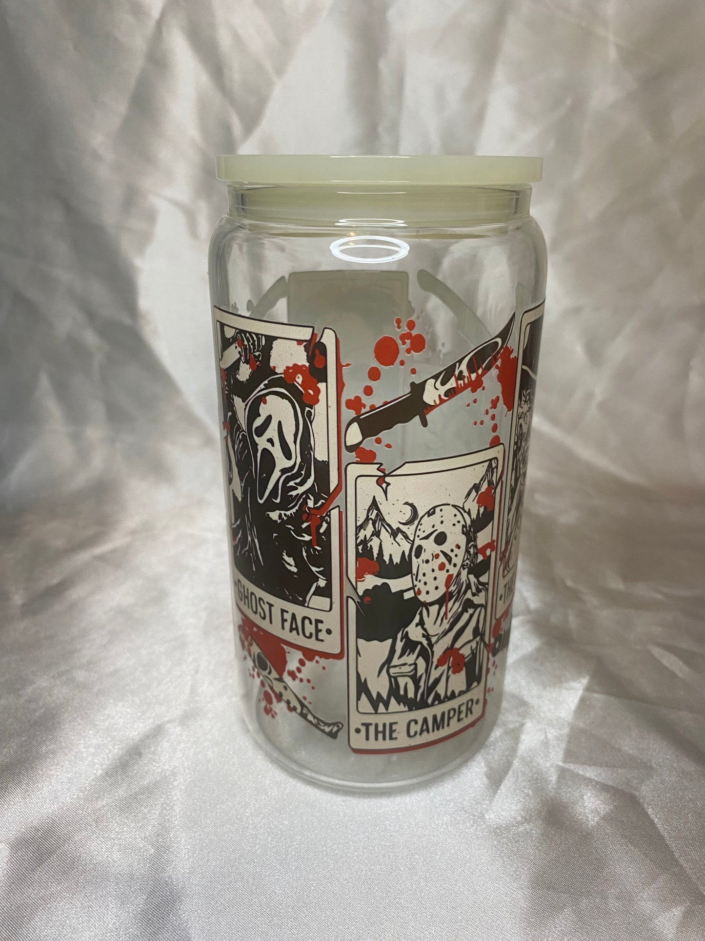 Nightmare glass cup