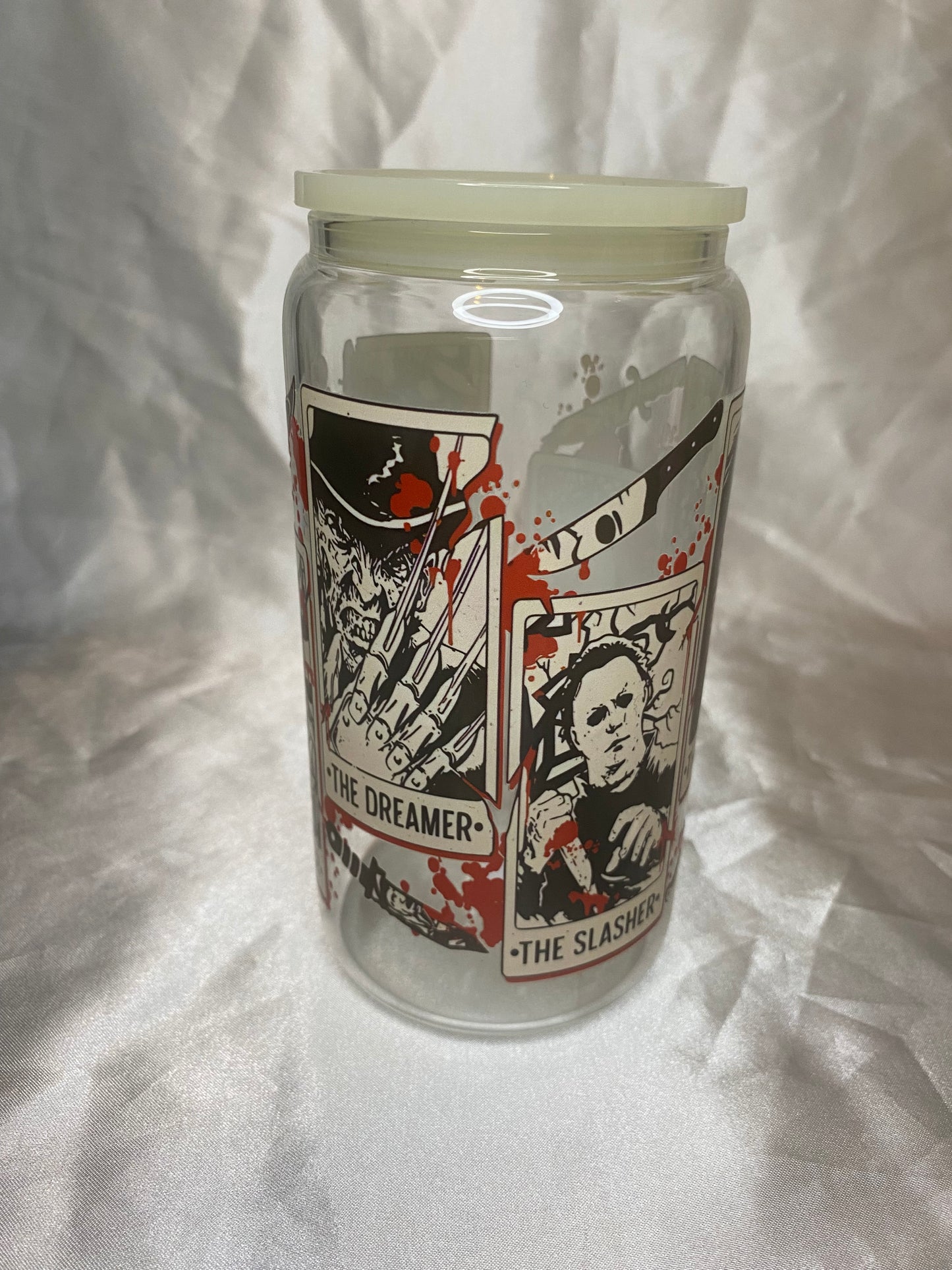 Nightmare glass cup