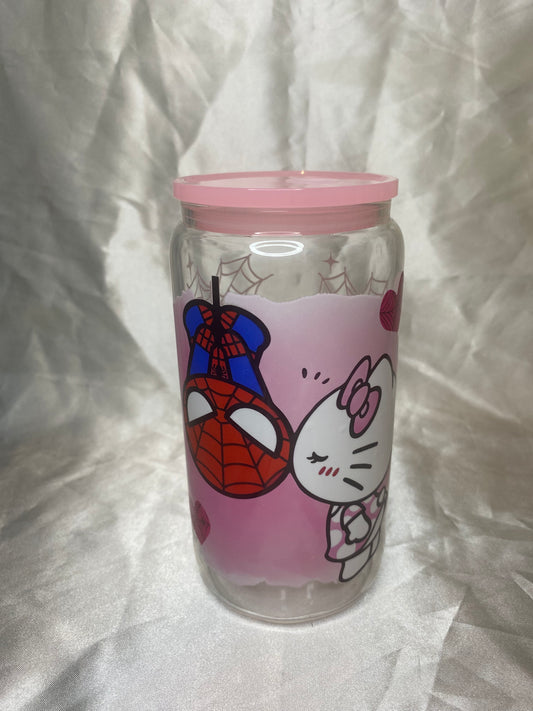 Spider-Man & Hello kitty cup