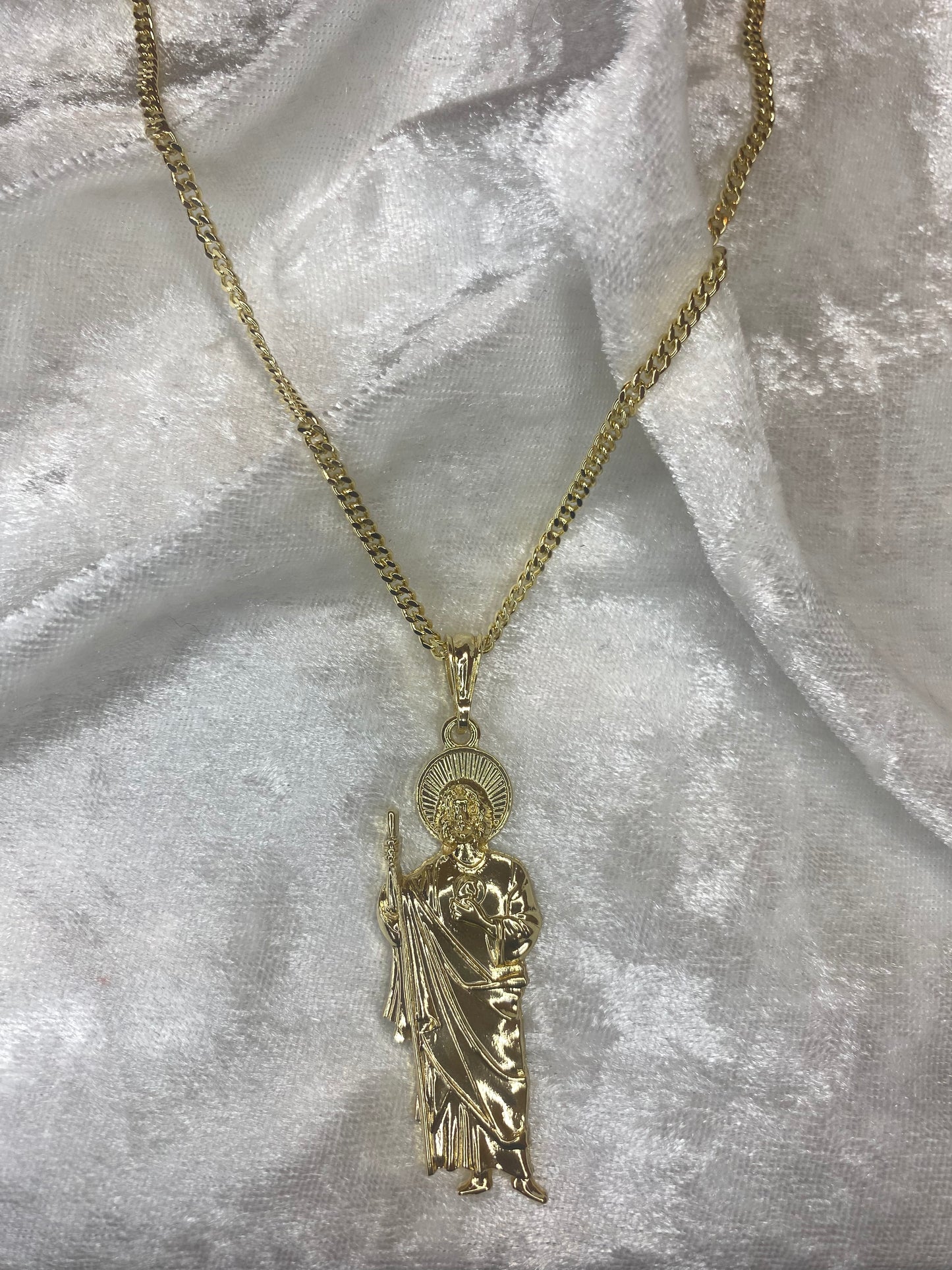 Large San Judas Necklace