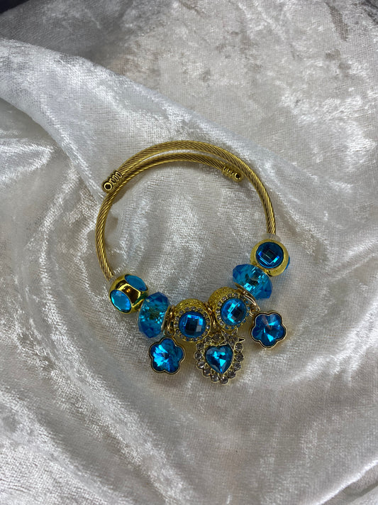 Star & heart Pandora bracelet